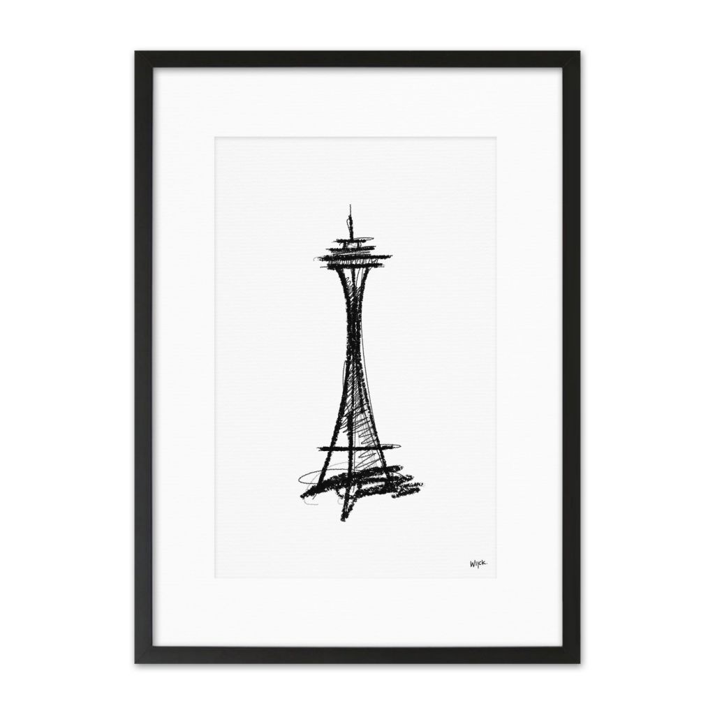 Poster von Seattle - Space Needle | WIJCK.