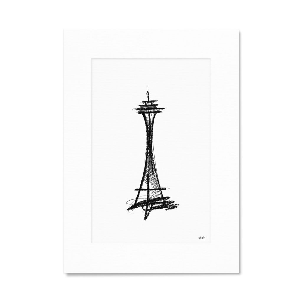 Poster von Seattle - Space Needle | WIJCK.