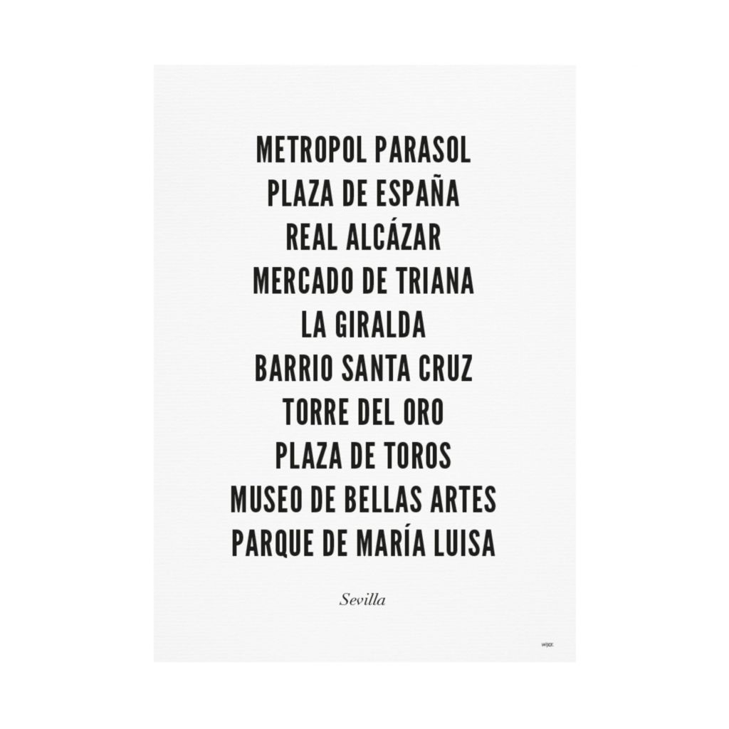 Poster von Sevilla - Stadt | WIJCK.