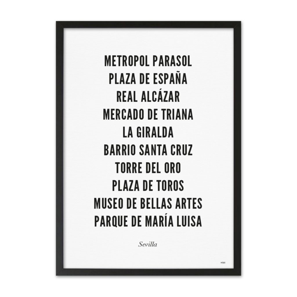 Poster von Sevilla - Stadt | WIJCK.