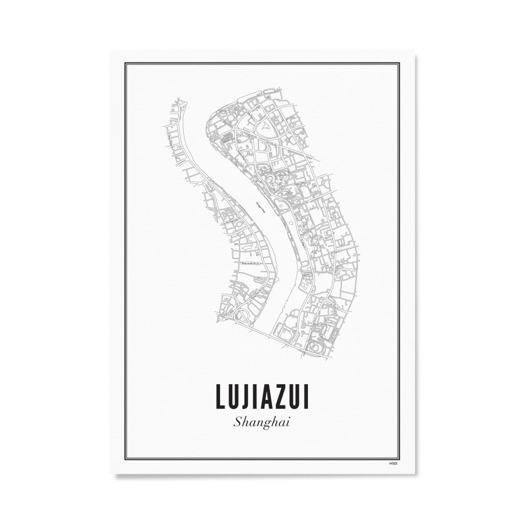 Poster of Shanghai - Lujiazui | WIJCK.
