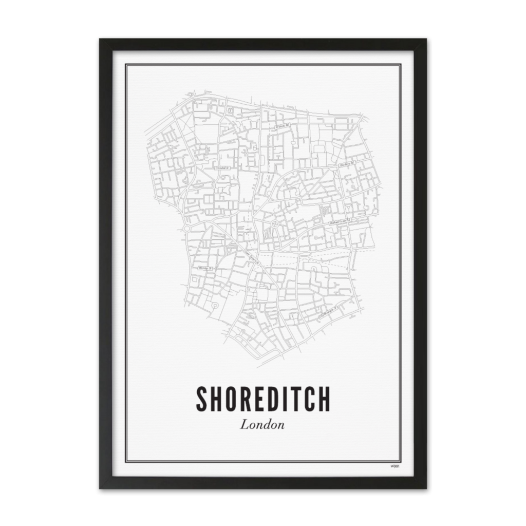 Poster von London - Shoreditch | WIJCK.