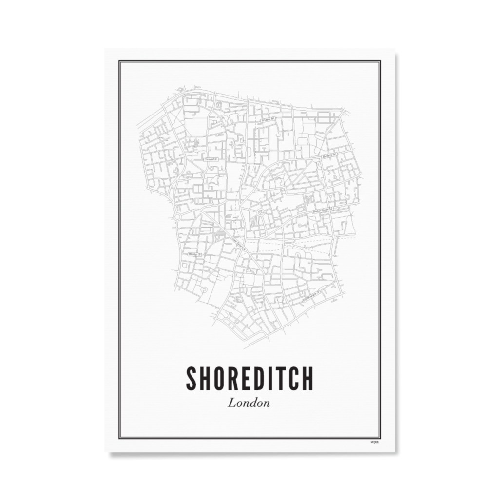 Poster von London - Shoreditch | WIJCK.