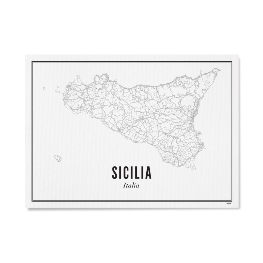 Poster von Sizilien | WIJCK.