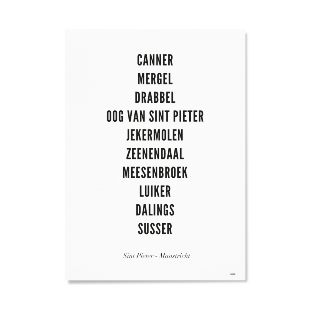 Poster von Maastricht - Sint Pieter | WIJCK.