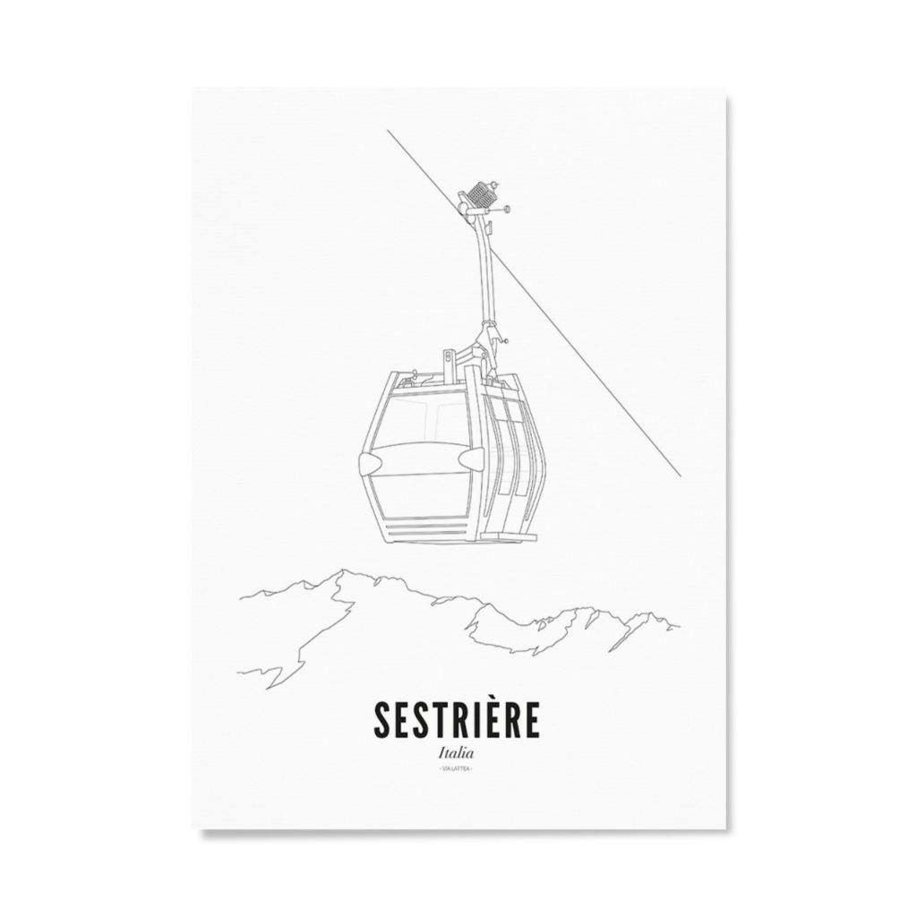 Affiches de Sestrière - Remontée Mécanique | WIJCK.