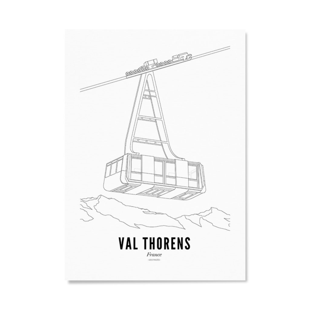 Affiches de Val Thorens - Remontée Mécanique | WIJCK.
