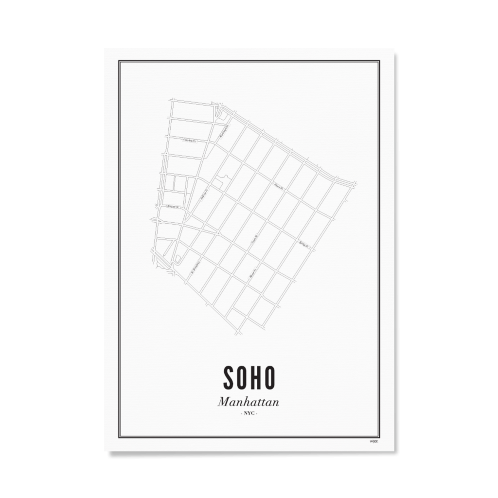 Poster von New York - SoHo | WIJCK.