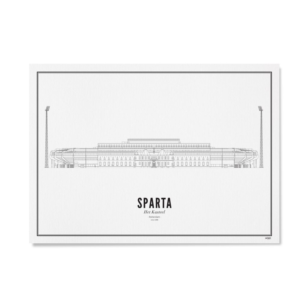 Poster of Spartastadion het Kasteel | WIJCK.