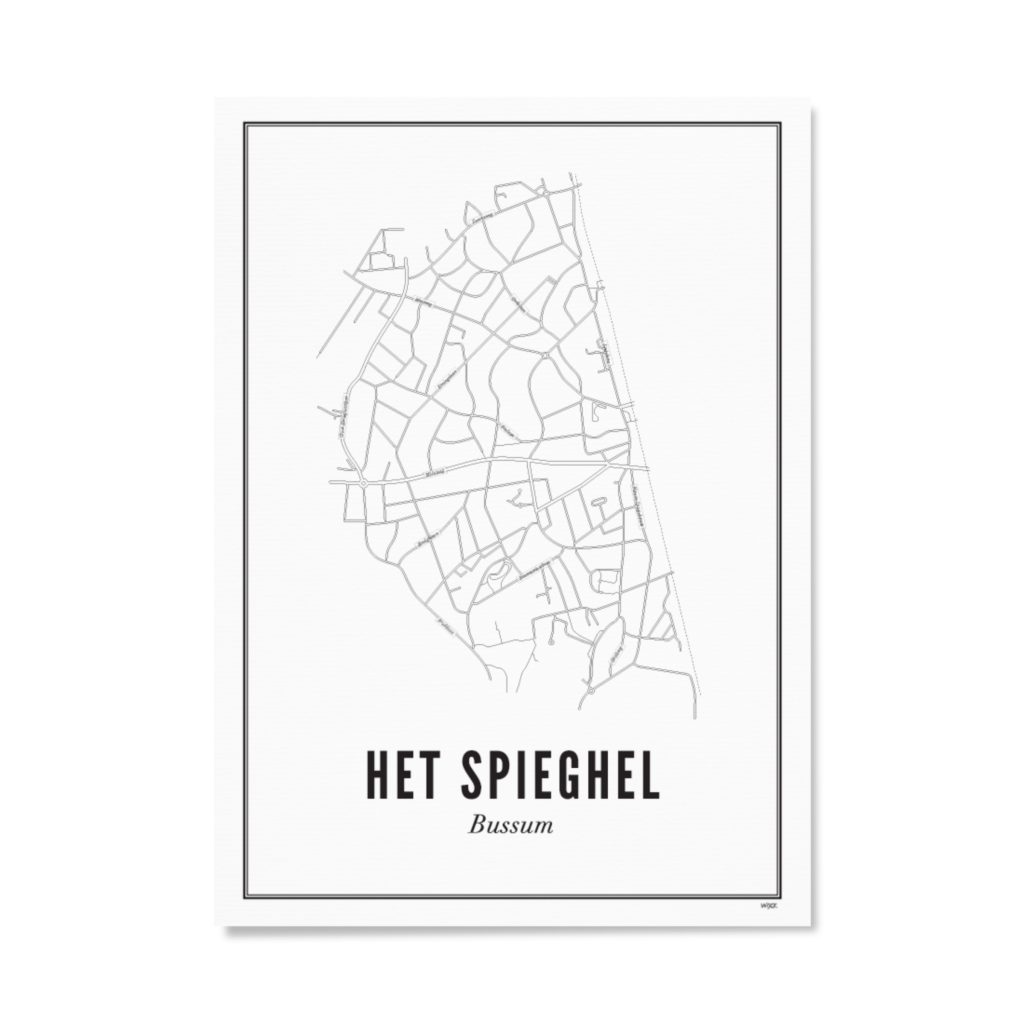 Poster of Bussum - Het Spiegel | WIJCK.