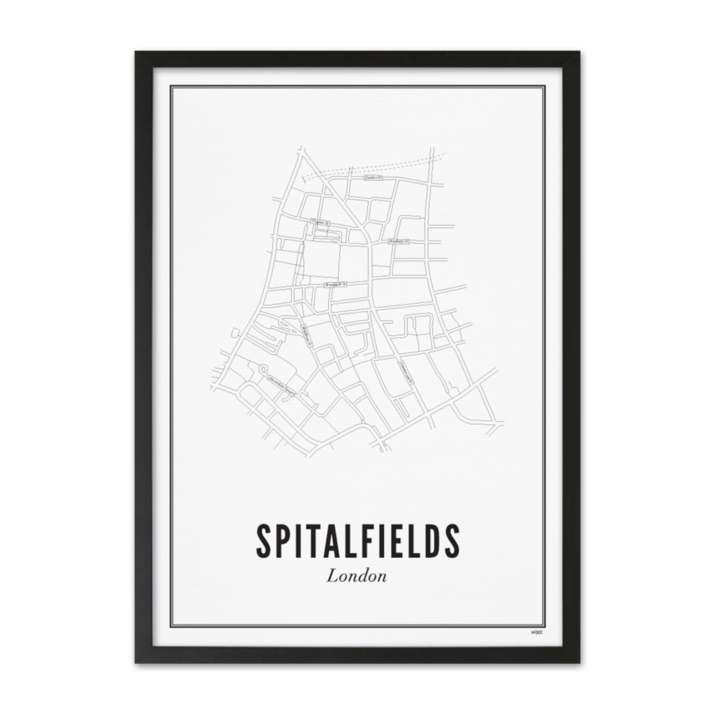 Poster von London - Spitalfields | WIJCK.