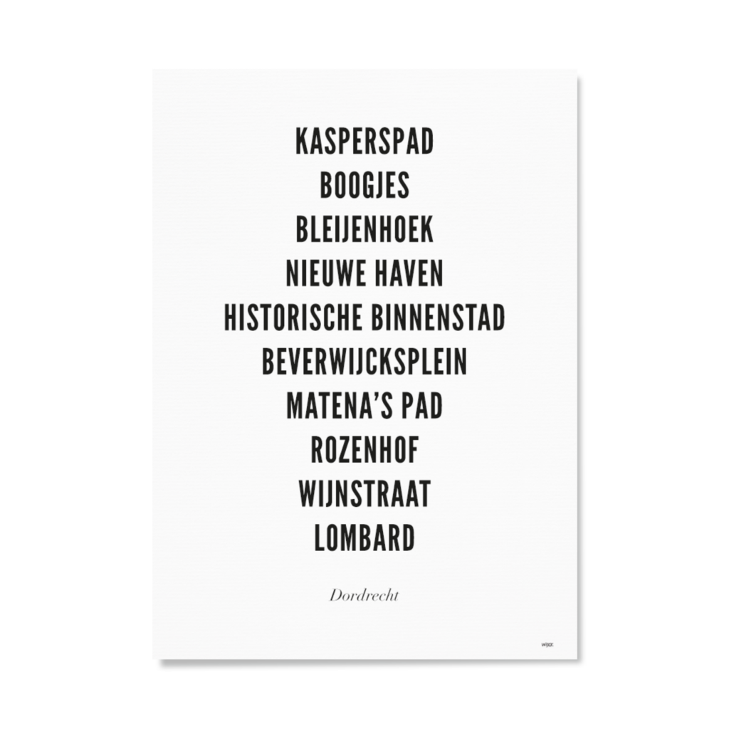 Affiches de Dordrecht - Ville | WIJCK.