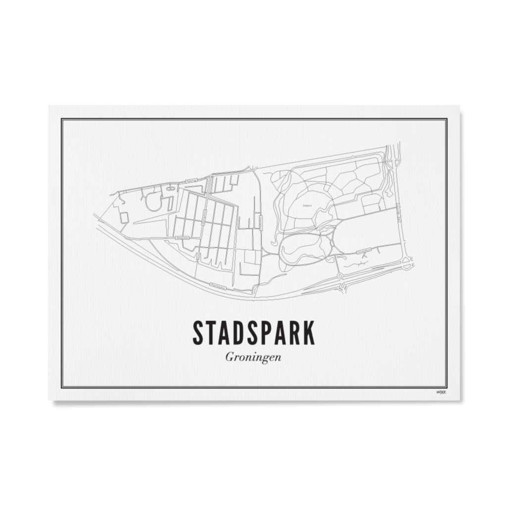 Affiches de Groningen - Stadspark | WIJCK.