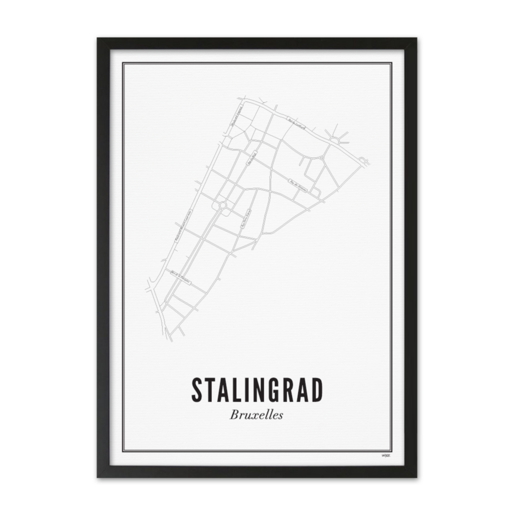 Poster of Brussels - Stalingrad | WIJCK.