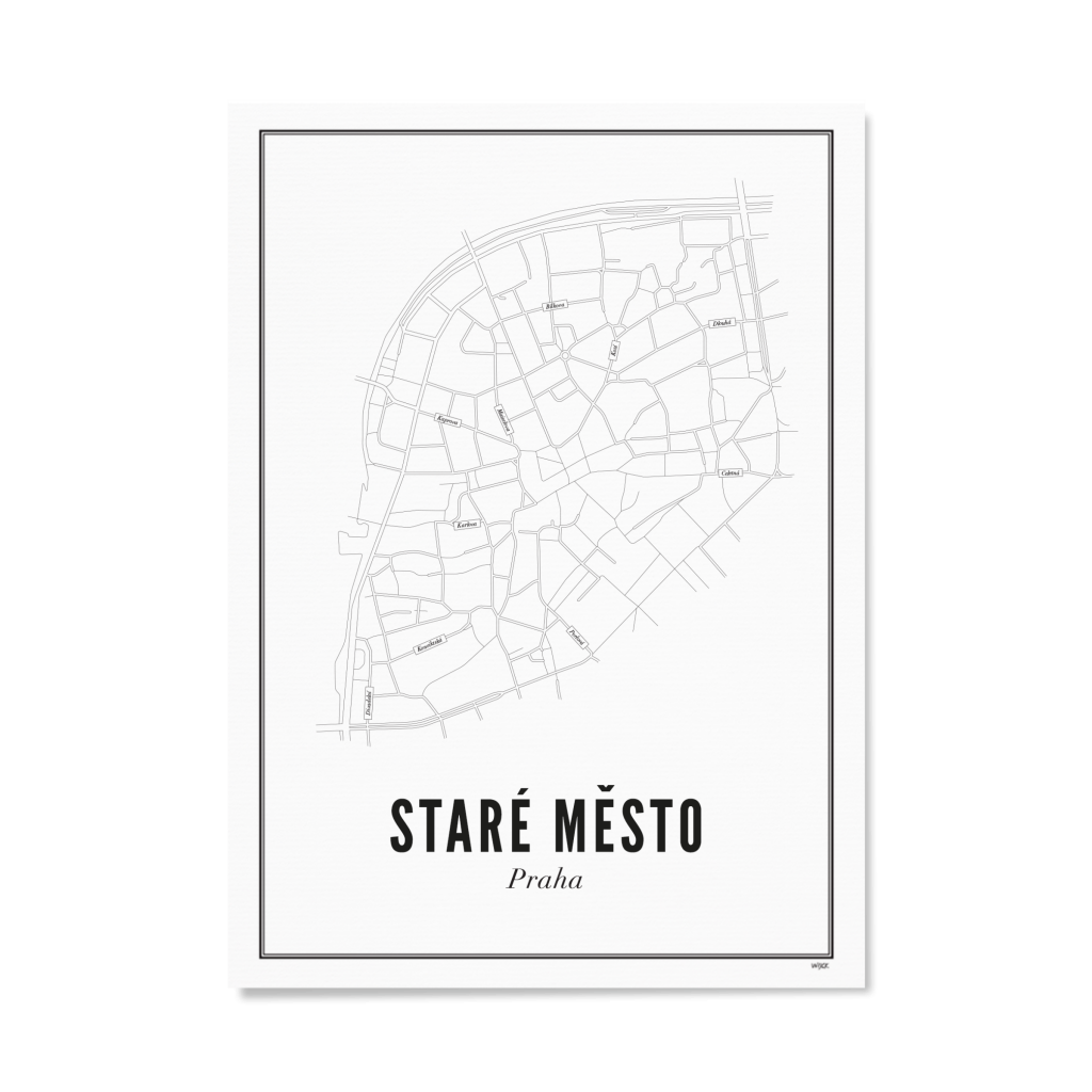 Poster of Prague - Staré Město | WIJCK.