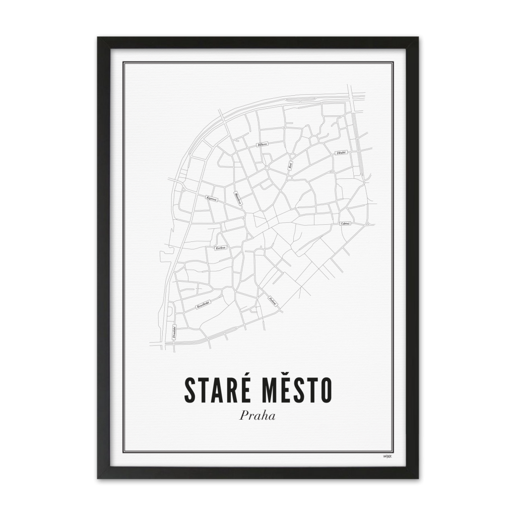 Poster of Prague - Staré Město | WIJCK.