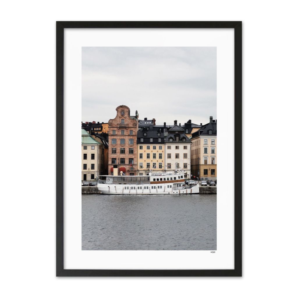 Poster van Stockholm - Gamla Stan Water | WIJCK.