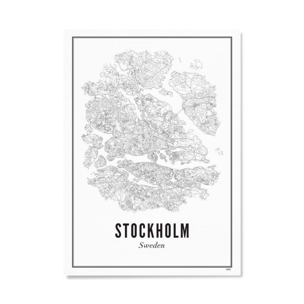 Affiches de Stockholm - Ville | WIJCK.