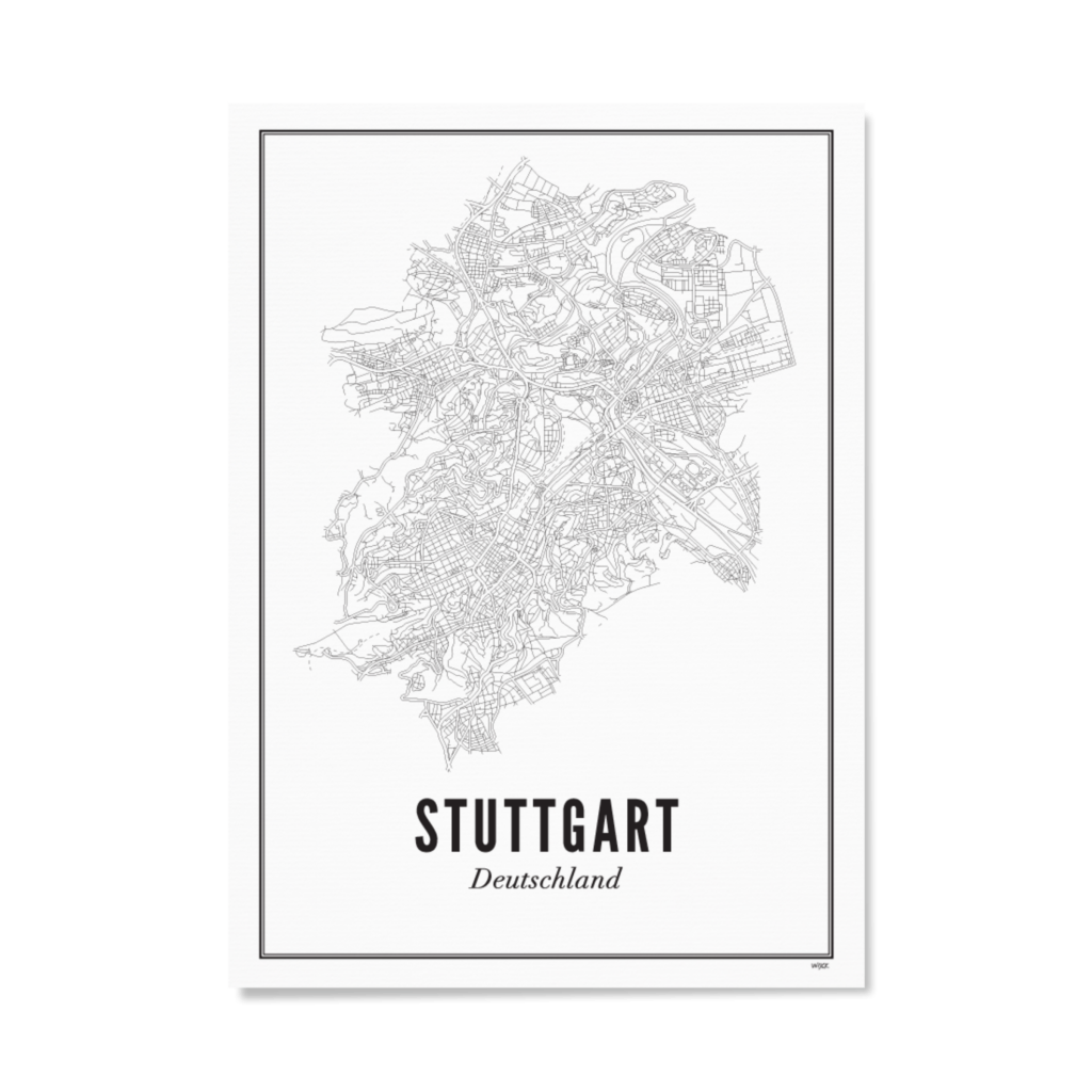 Poster of Stuttgart - City | WIJCK.