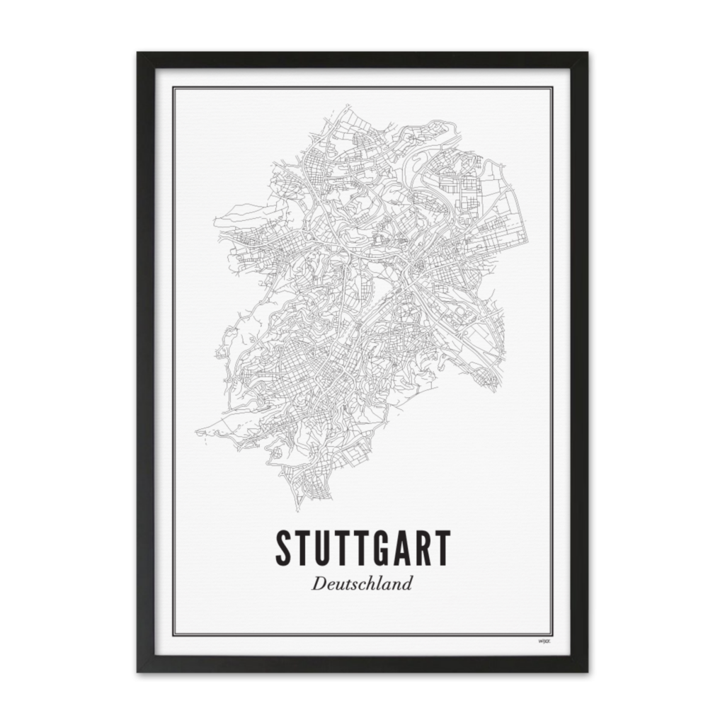 Poster of Stuttgart - City | WIJCK.