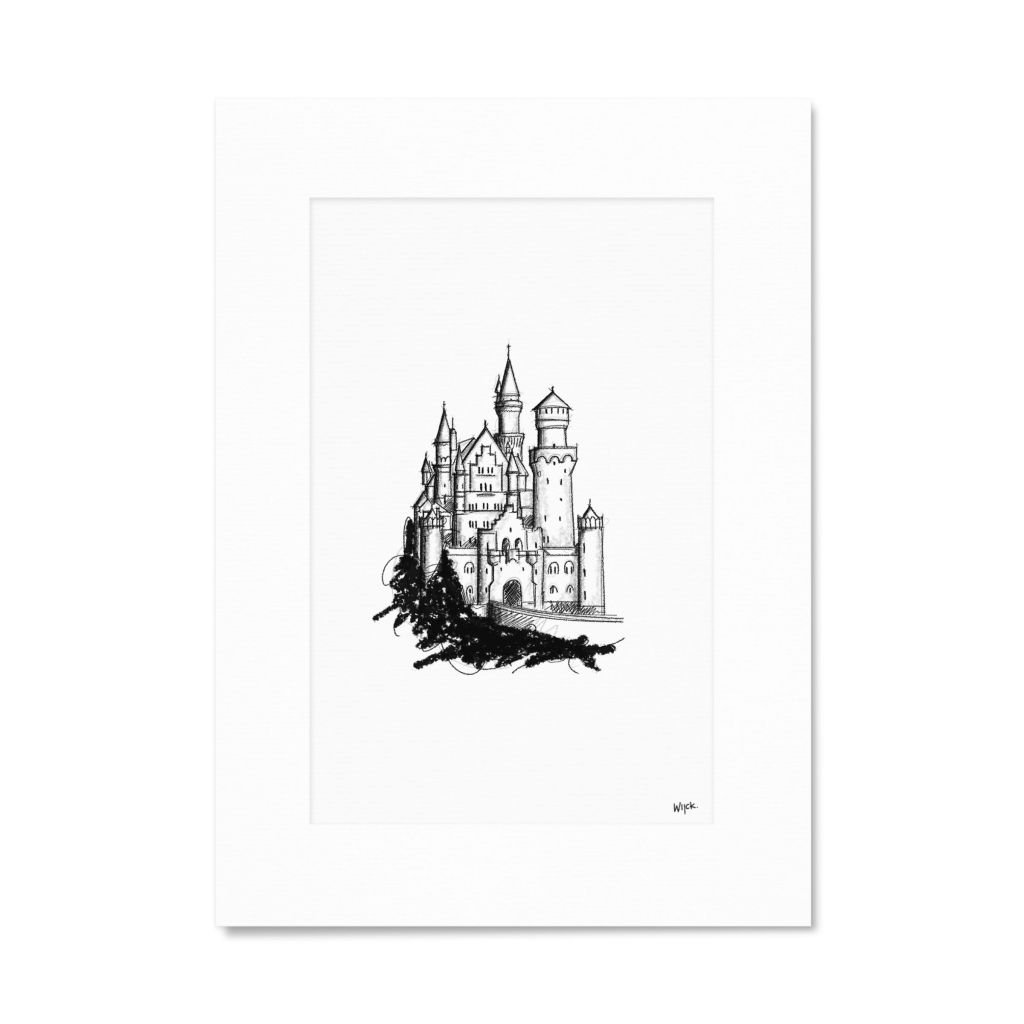 Poster von Schwangau - Sloss Neuschwanstein | WIJCK.