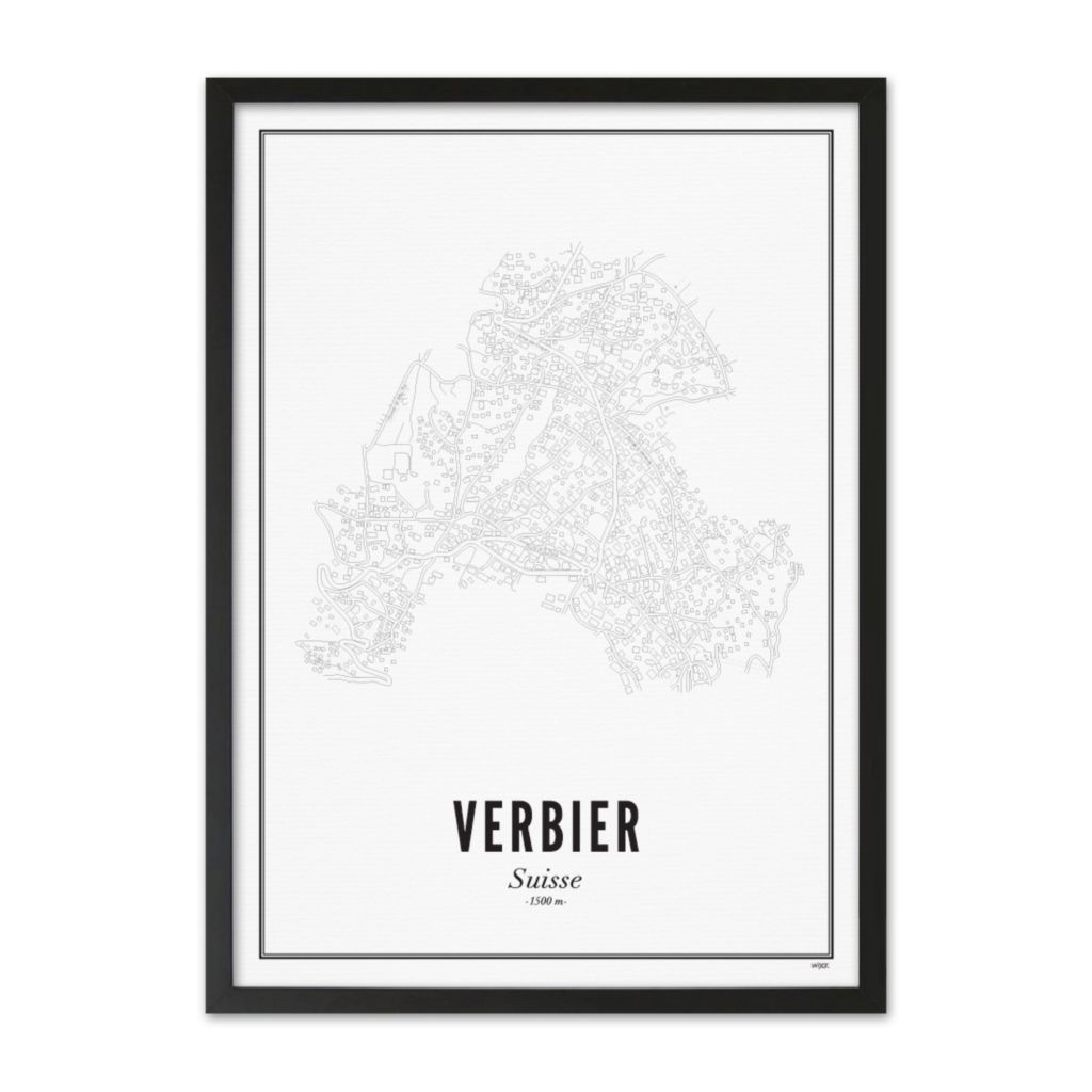 Poster of Verbier - City | WIJCK.