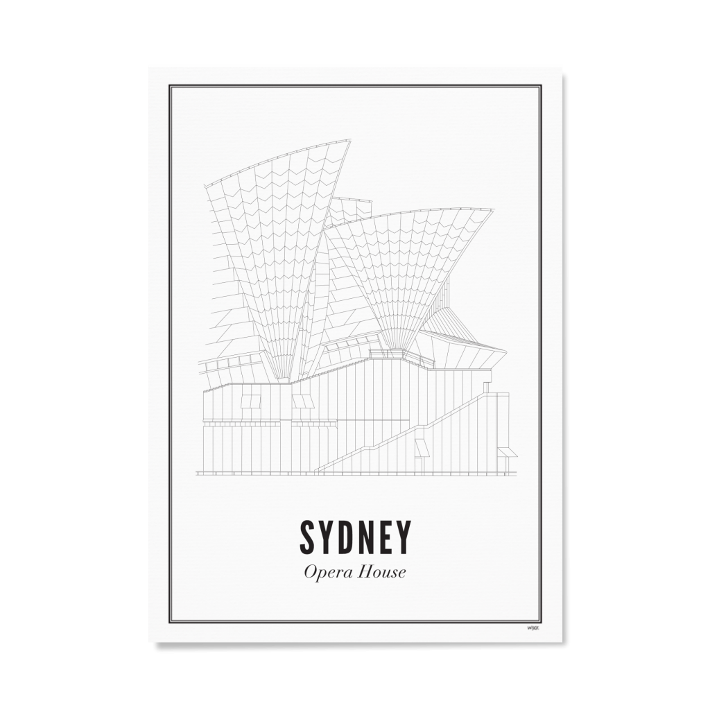 Poster of Sydney - Opera House | WIJCK.