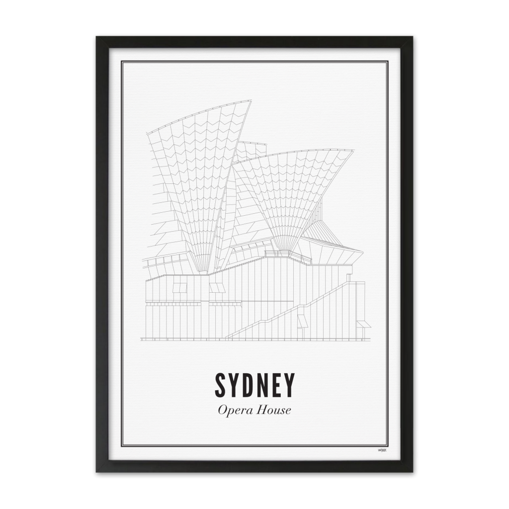 Poster of Sydney - Opera House | WIJCK.