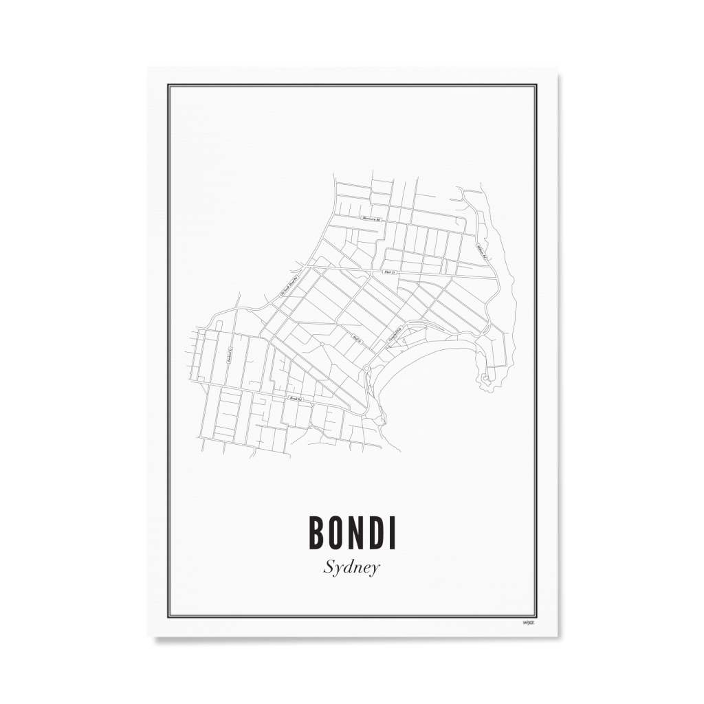 Affiches de Sydney - Bondi | WIJCK.