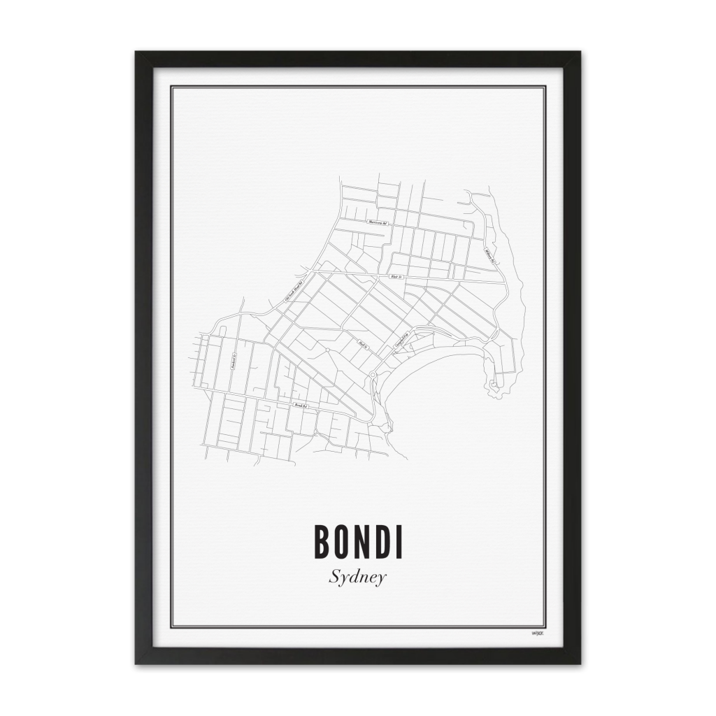 Affiches de Sydney - Bondi | WIJCK.