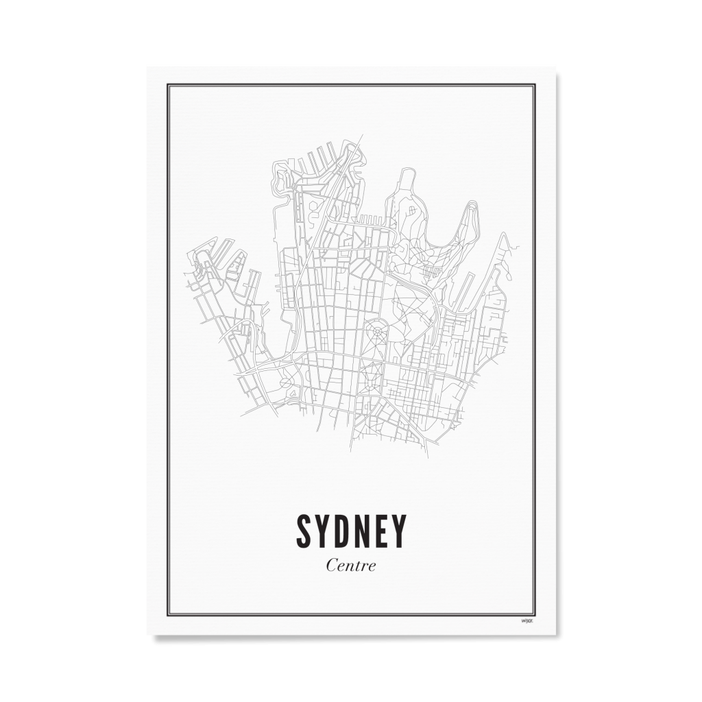 Poster of Sydney - Center | WIJCK.