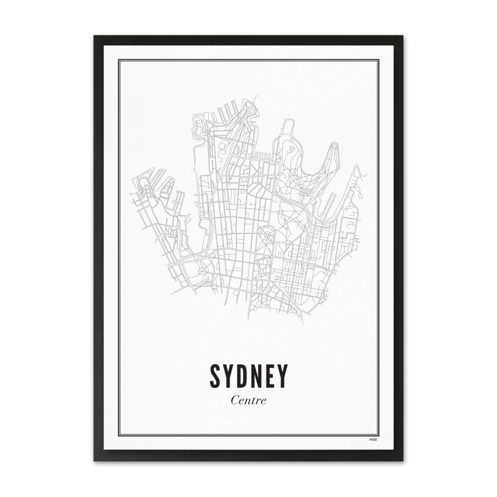 Poster of Sydney - Center | WIJCK.