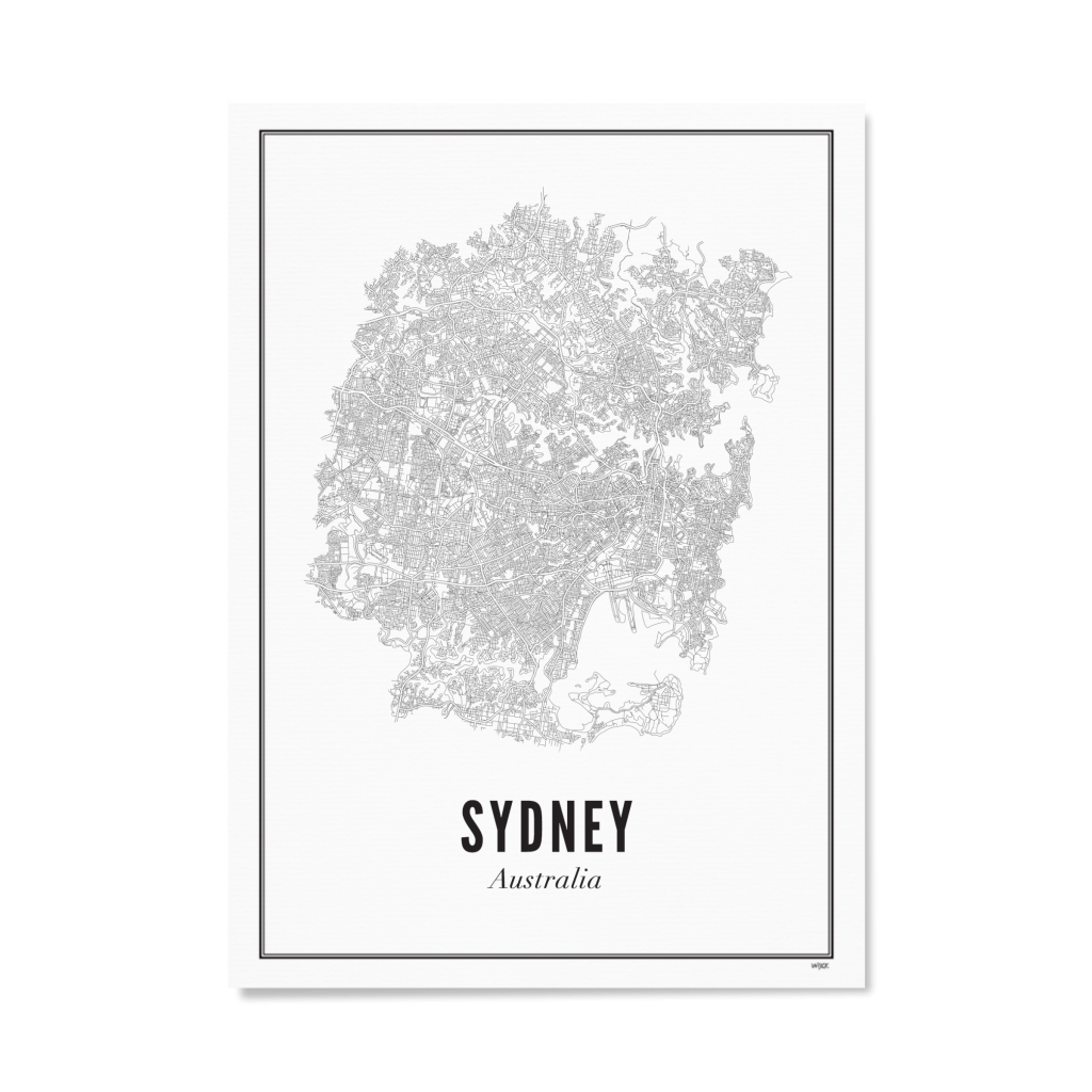Poster von Sydney - Stadt | WIJCK.