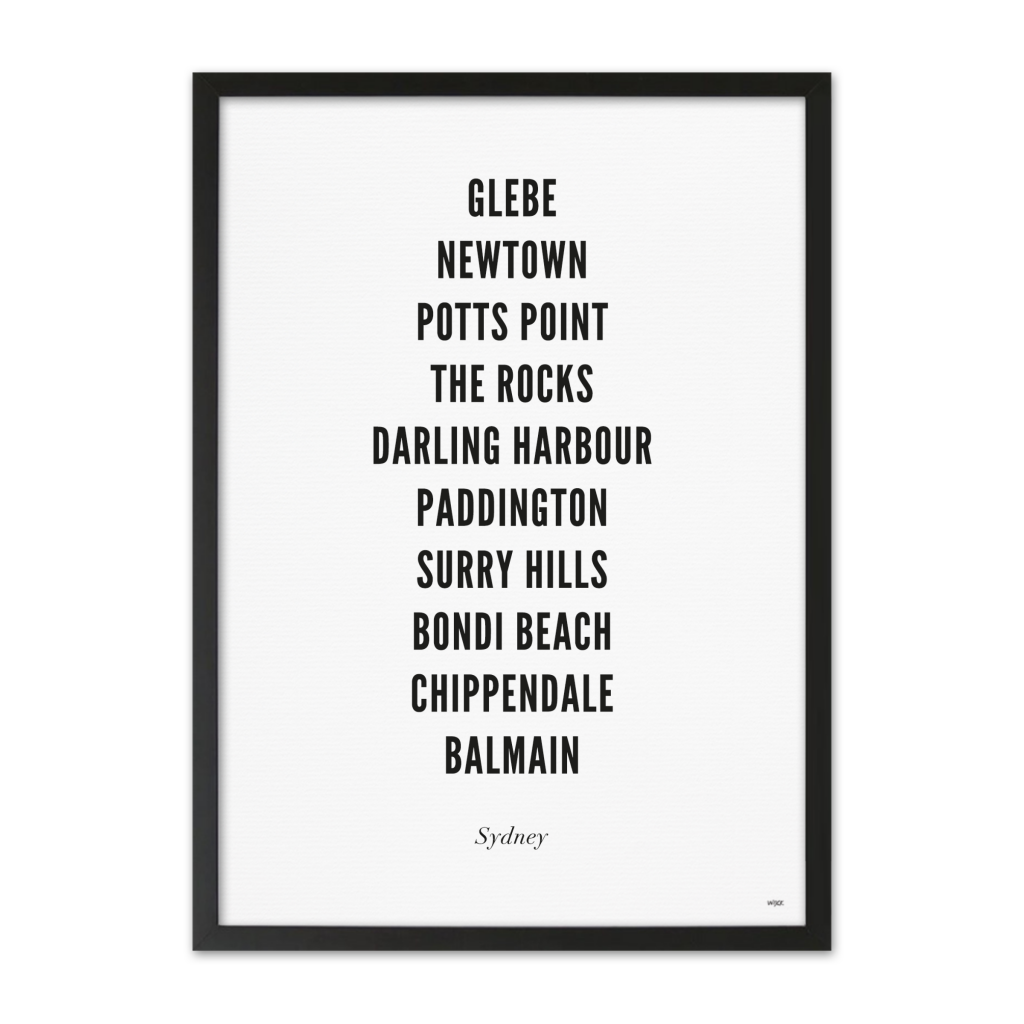 Poster von Sydney - Stadt | WIJCK.