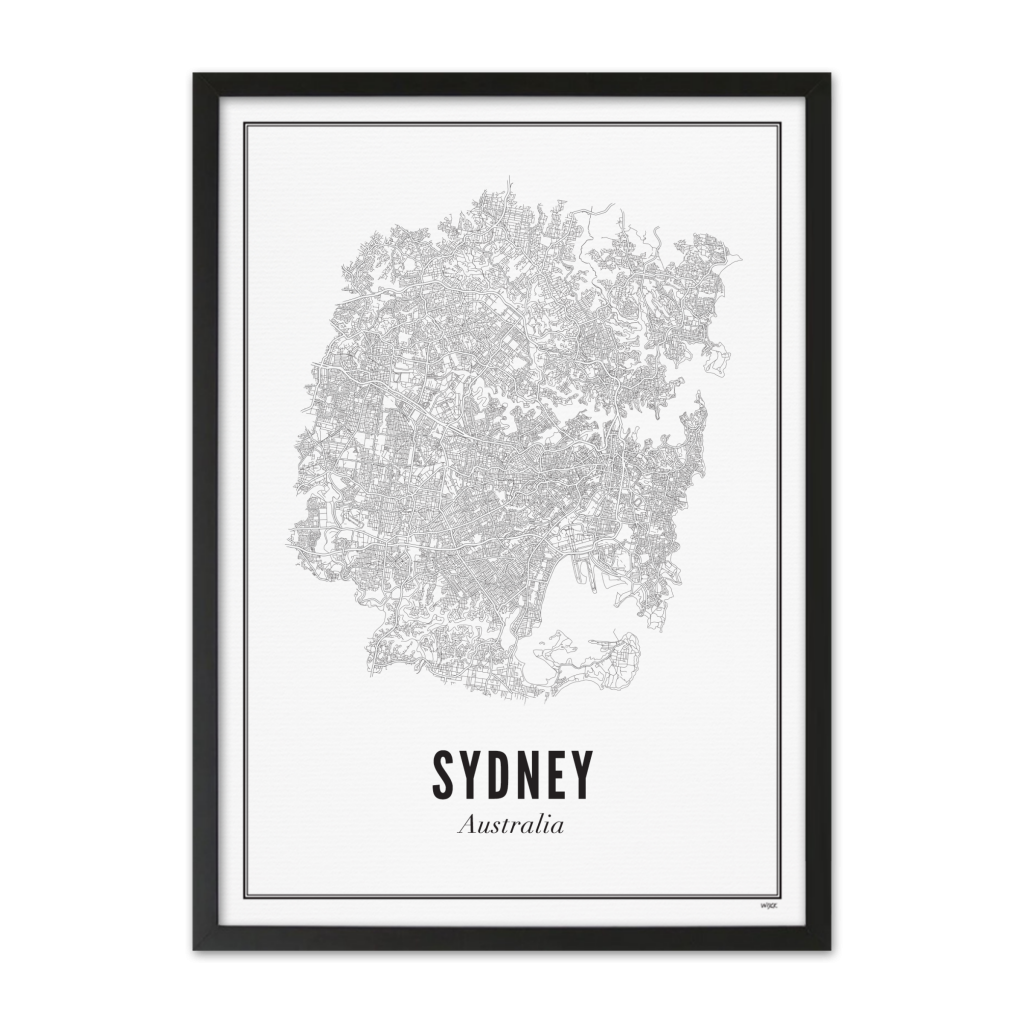 Poster von Sydney - Stadt | WIJCK.