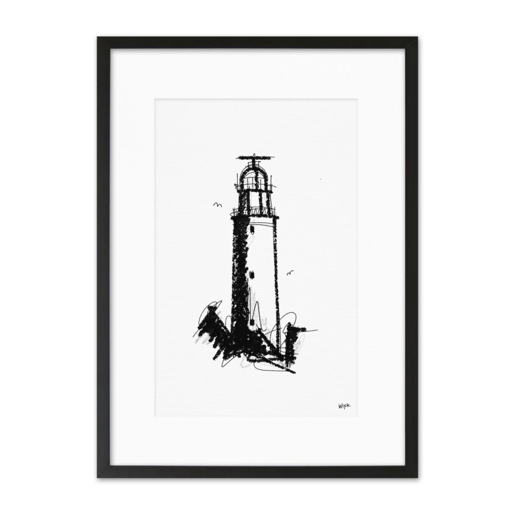 Poster von Texel - Vuurtoren | WIJCK.