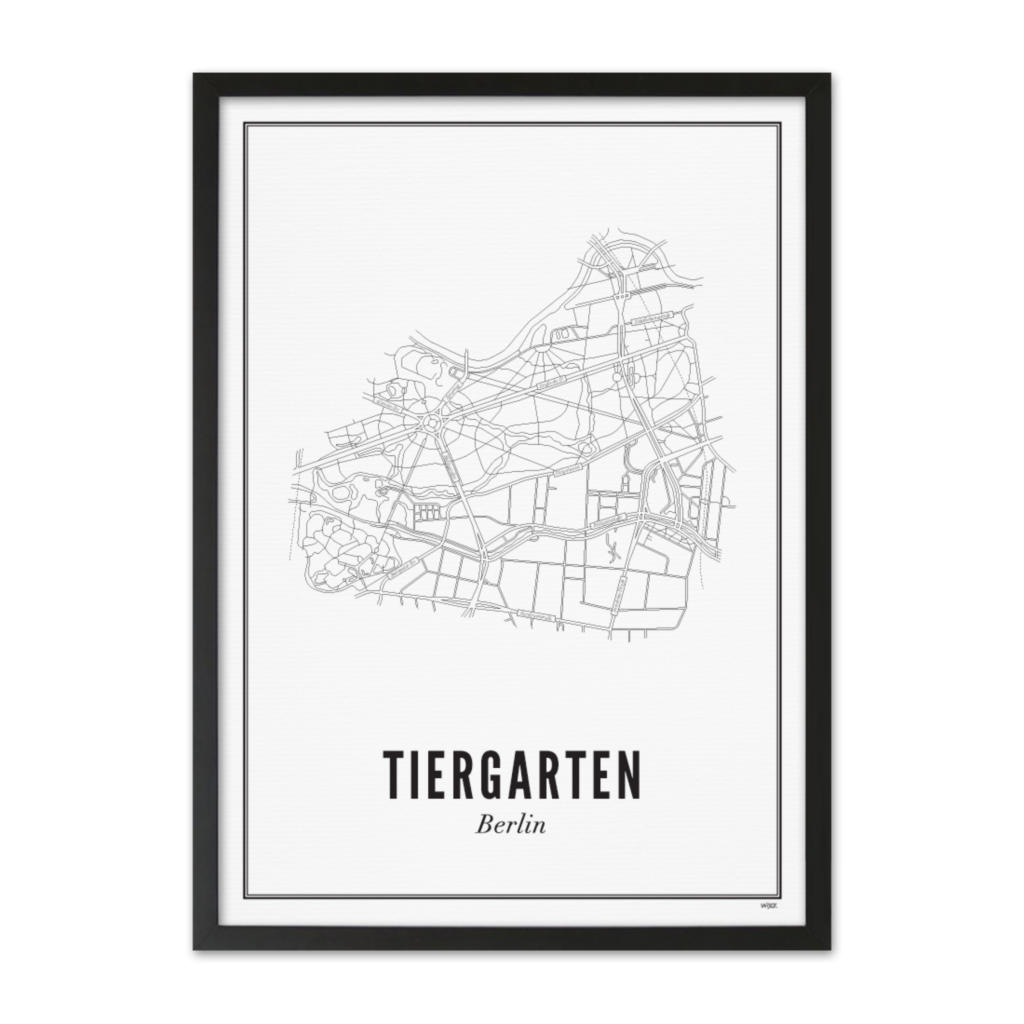 Poster von Berlin - Tiergarten | WIJCK.