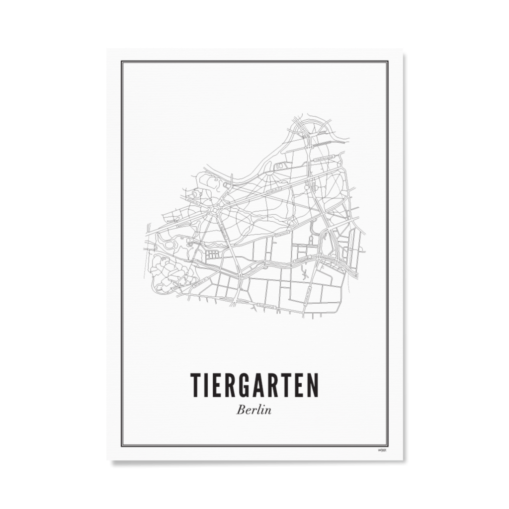 Poster von Berlin - Tiergarten | WIJCK.