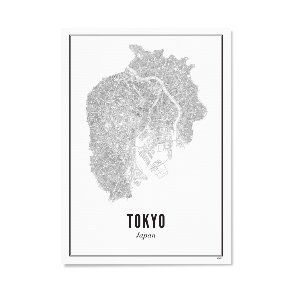 Poster von Tokyo - Stadt | WIJCK.