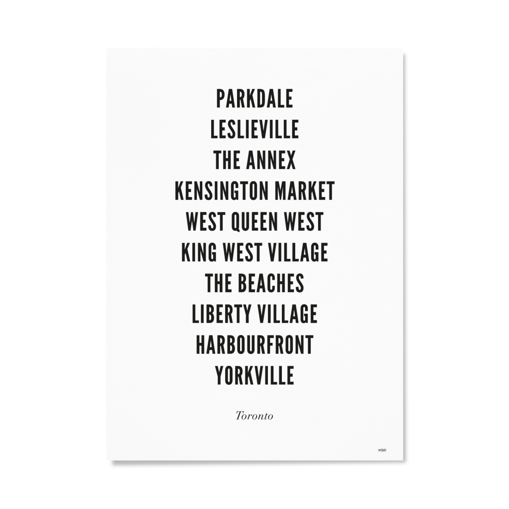 Poster van Toronto - Stad | WIJCK. 