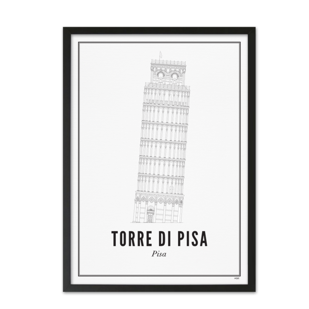Affiches de Pisa - Tour de Pise | WIJCK.