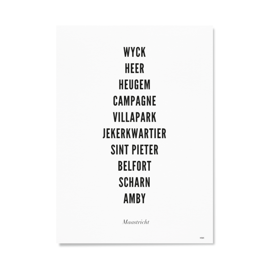 Poster van Maastricht - Stad | WIJCK. 