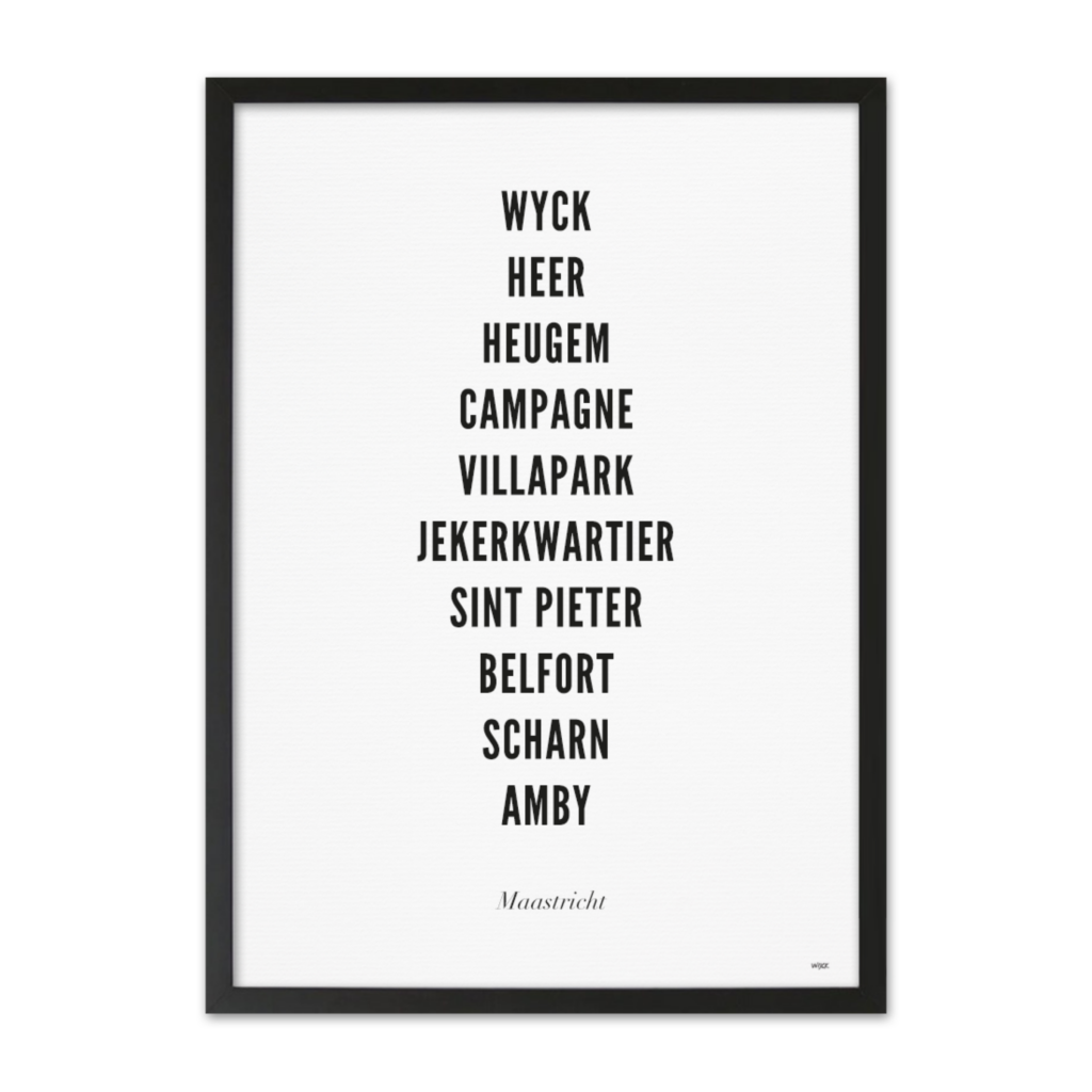 Poster van Maastricht - Stad | WIJCK. 