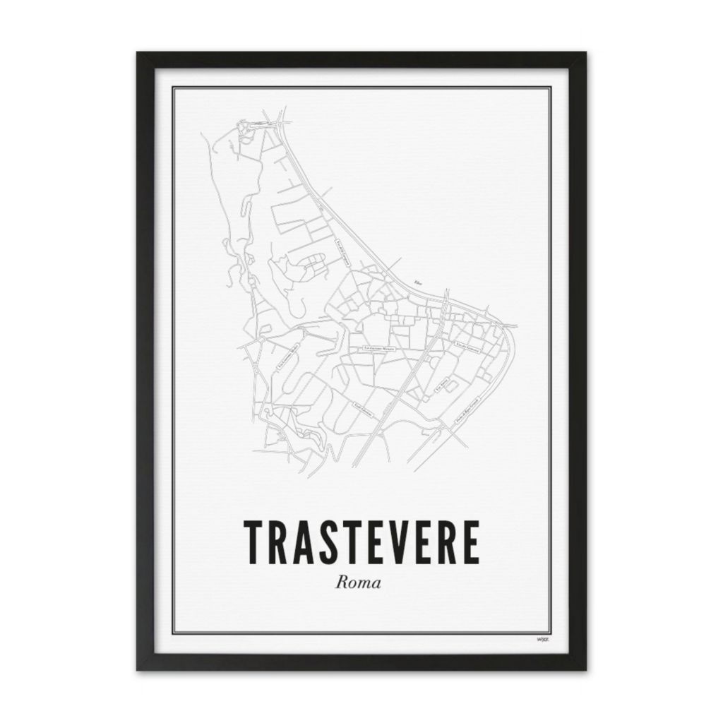 Poster of Rome - Trastevere | WIJCK.