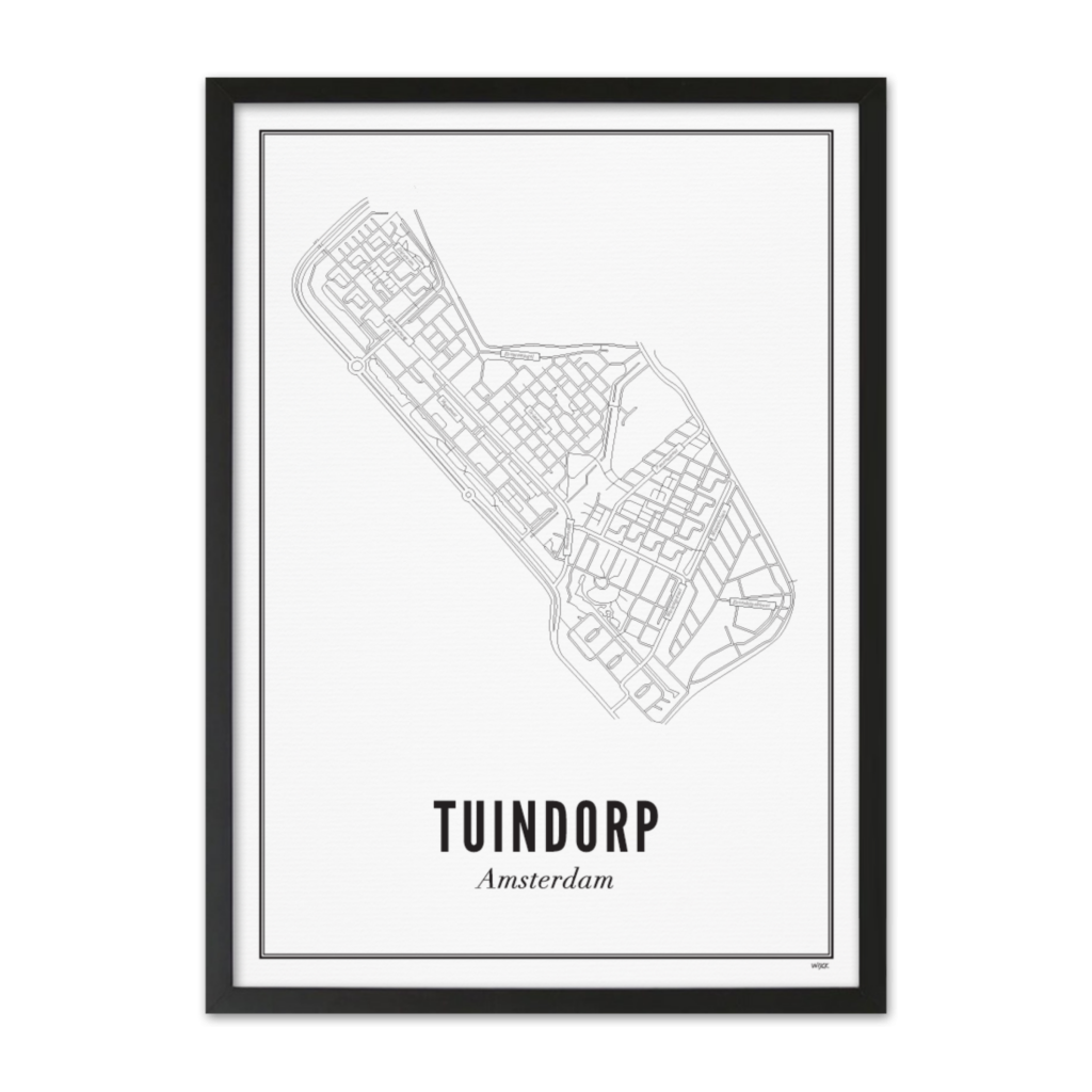 Poster van Amsterdam - Tuindorp | WIJCK. 
