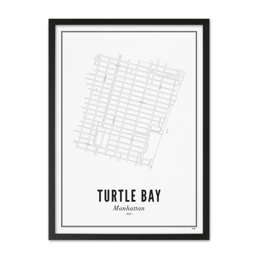 Affiches de New York - Turtle Bay | WIJCK.