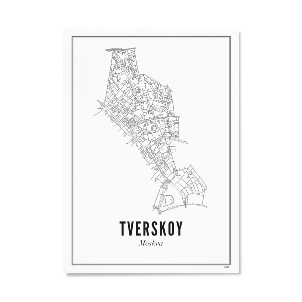 Affiches de Moscou - Tverskoy | WIJCK.