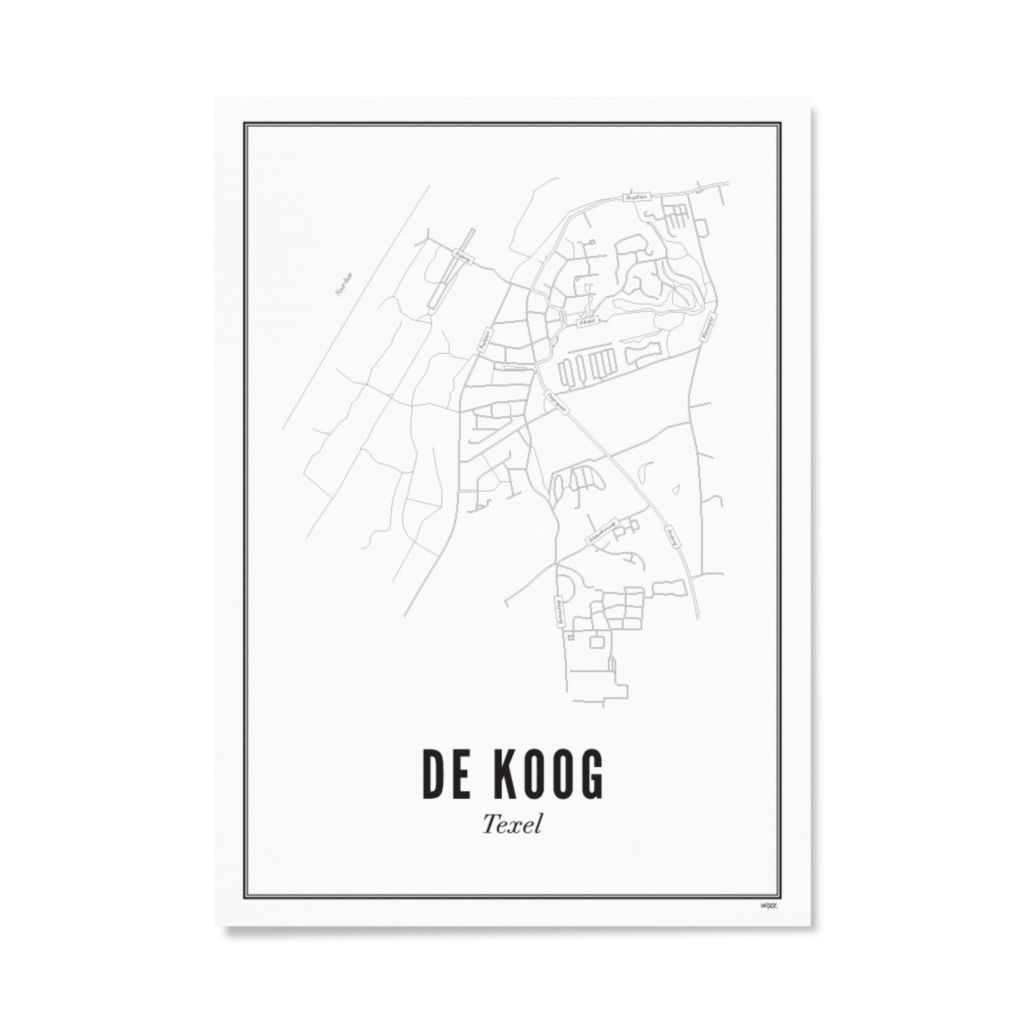 Poster of Texel - De Koog | WIJCK.