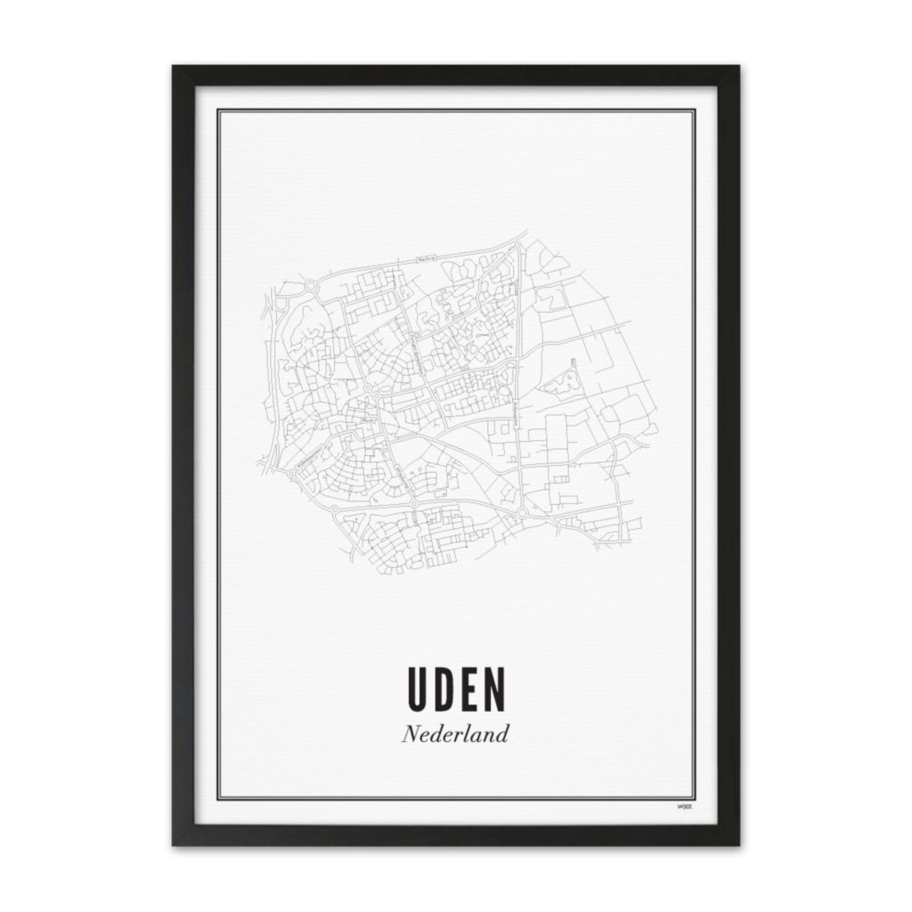 Poster von Uden - Stadt | WIJCK.