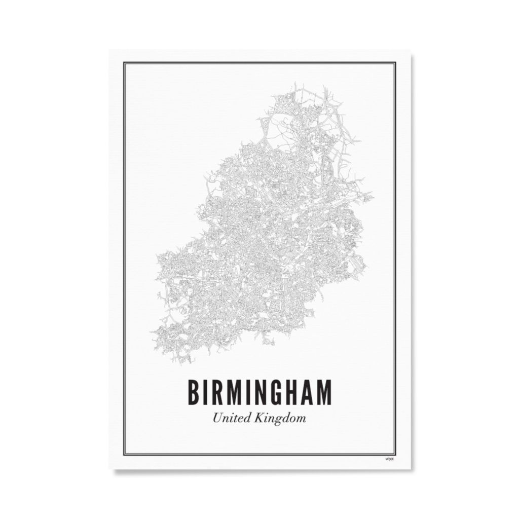 Poster von Birmingham - Stadt | WIJCK.